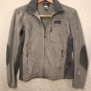 Patagonia Fleece Sweater Grey Zip Up